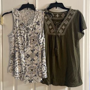 Sonoma 2/tops for one price!